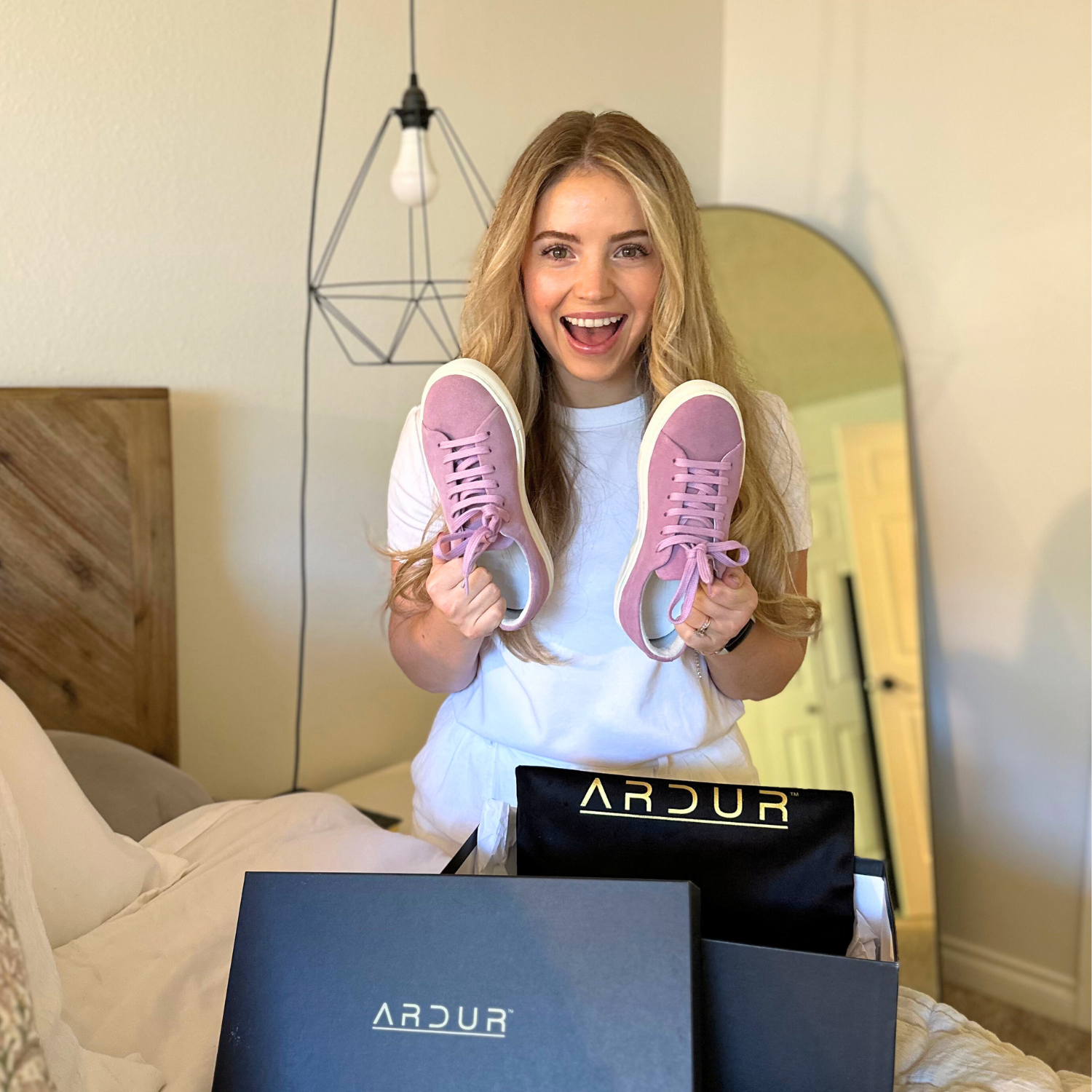 Mauve Aura Shoes by Ardur