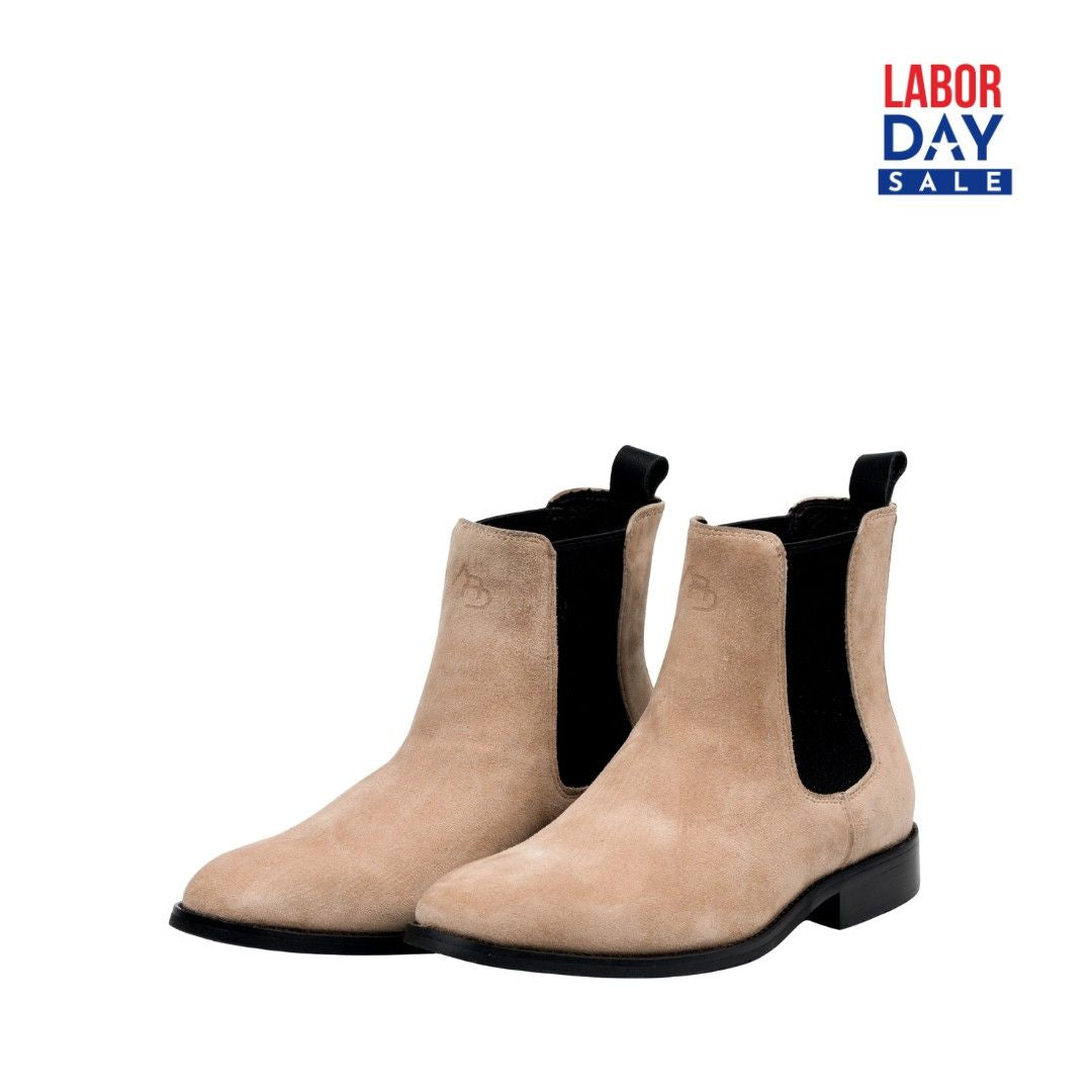 Shadowed Sand | Women's Suede Boots