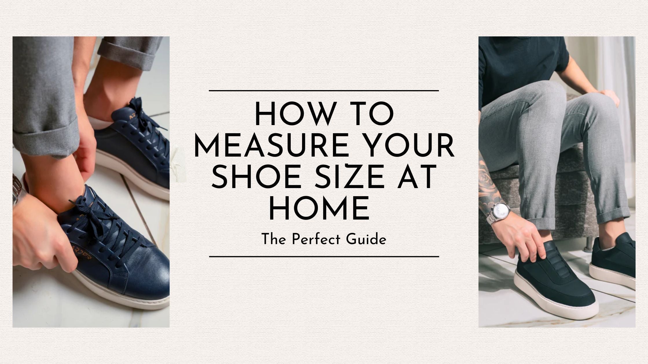 Measure your shoe size at home