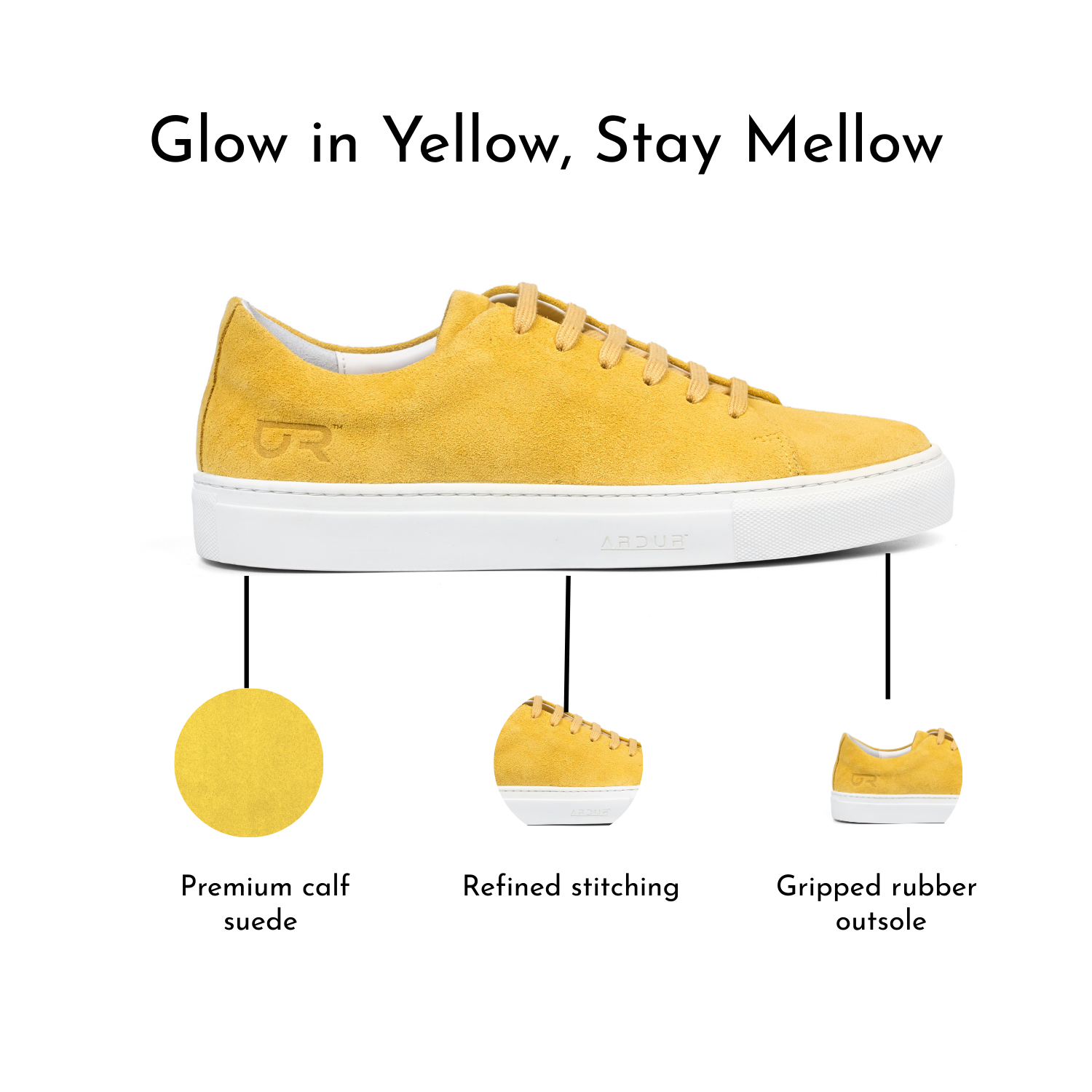 Lumi Sneakers with gripped rubber and premium leather