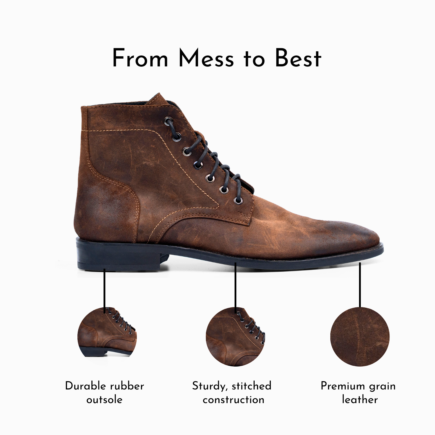Durable Men's Boots for everyday wear