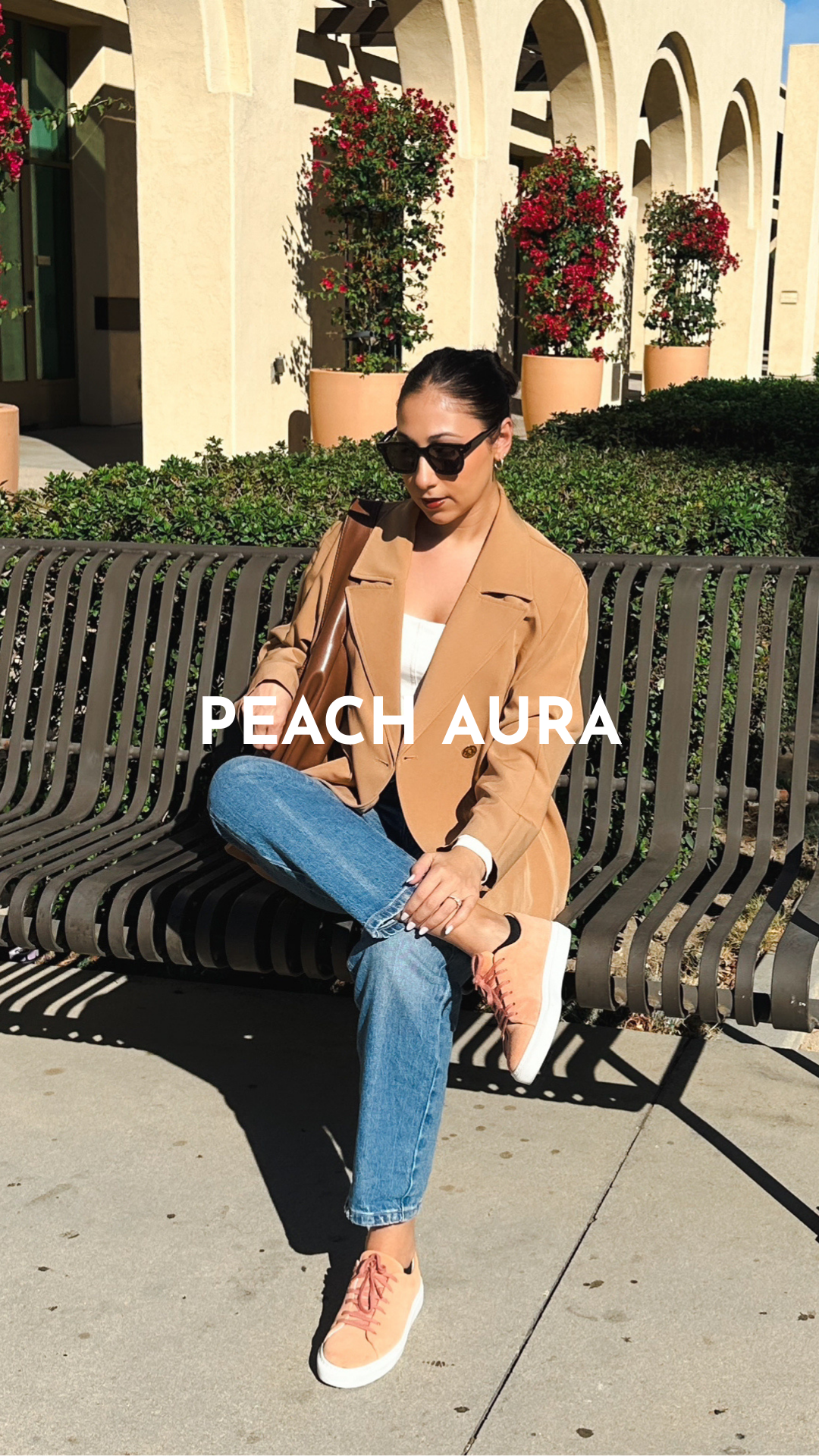 Peach Aura Sneakers