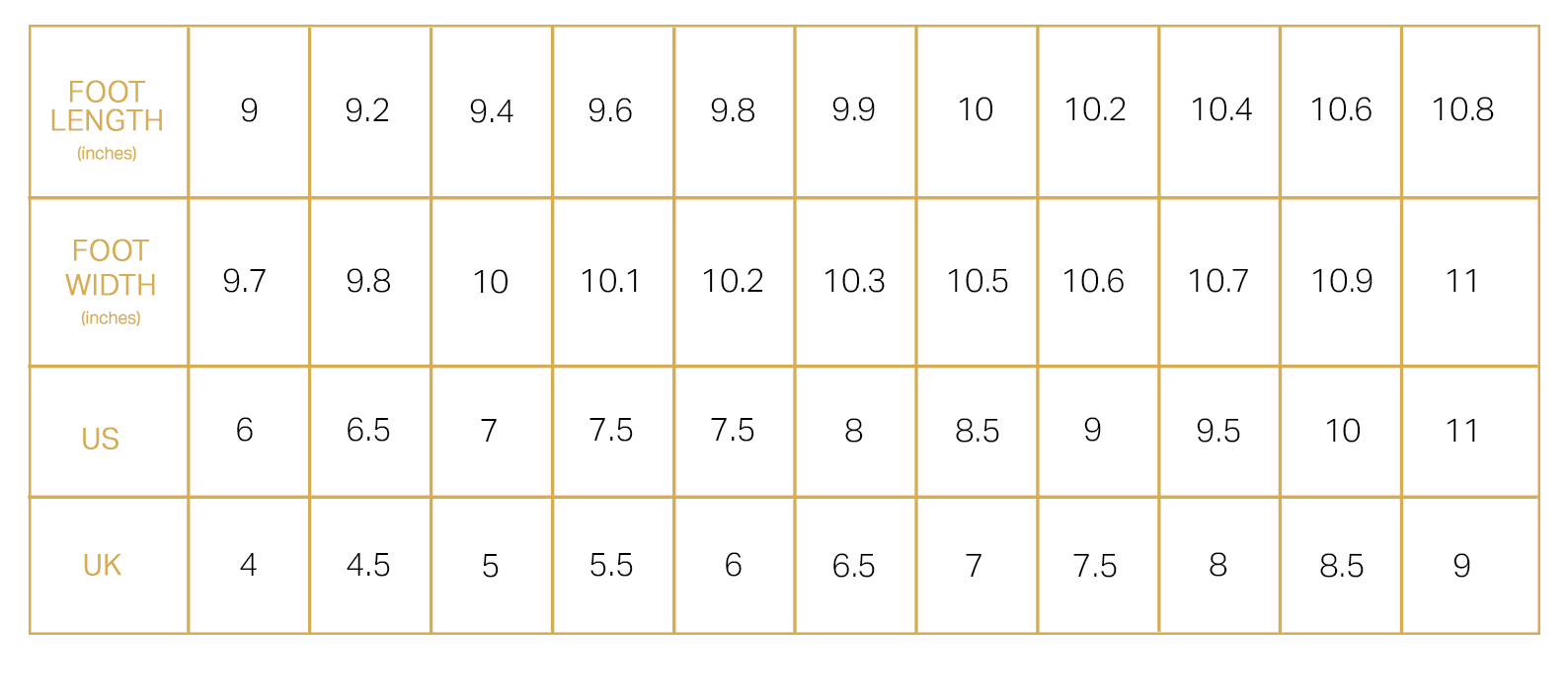 Woman Size Guide